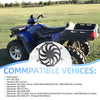 Polaris Sportsman 500 HO EFI Radiator Cooling Fan Motor (2006–2011)