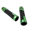 Harley & Honda Green 22MM 7/8" Handlebar Grips with Bar Ends