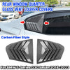 BMW 5-Series G30 Sedan Carbon Look Side Window Quarter Louver Covers (2018–2023)