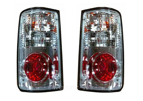 Toyota Hilux MK3 2 x Crystal Donut Tail Lights (1989-1997)