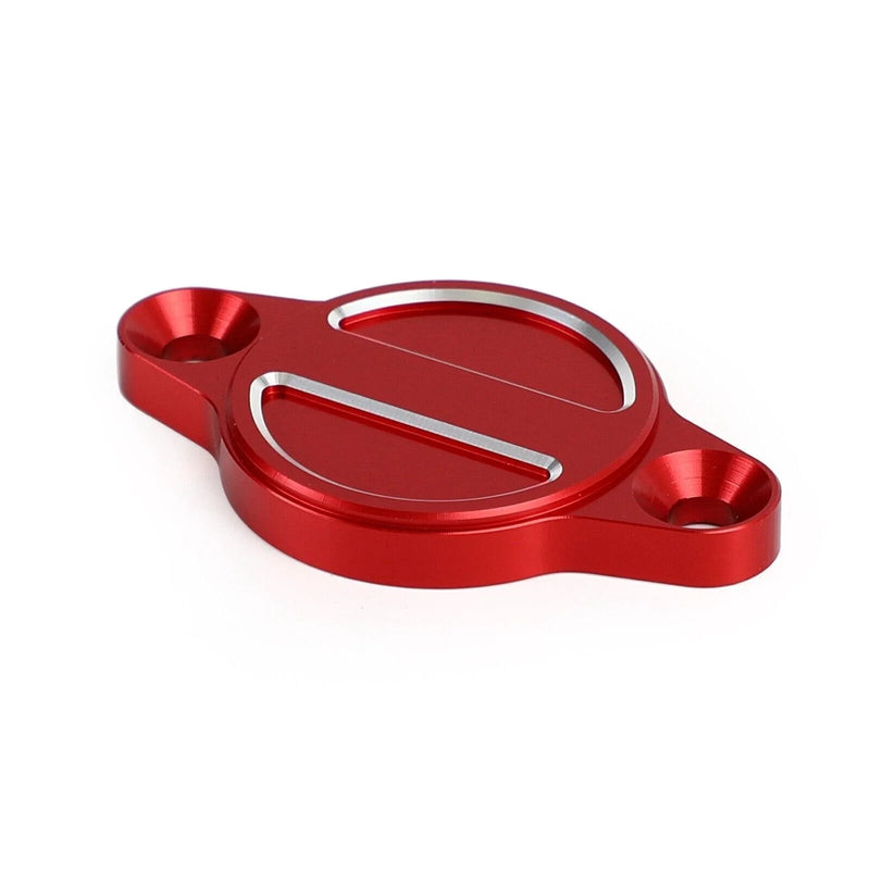 Ducati Monster Oil Filter Cover - Red (696-1200)