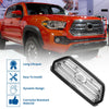 Toyota Tacoma (2016-2020) Chrome Silver Black Hood Bumper Grille