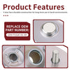 Yamaha Big Bear 400 2 x Rear Wheel Hubs (2007–2012)