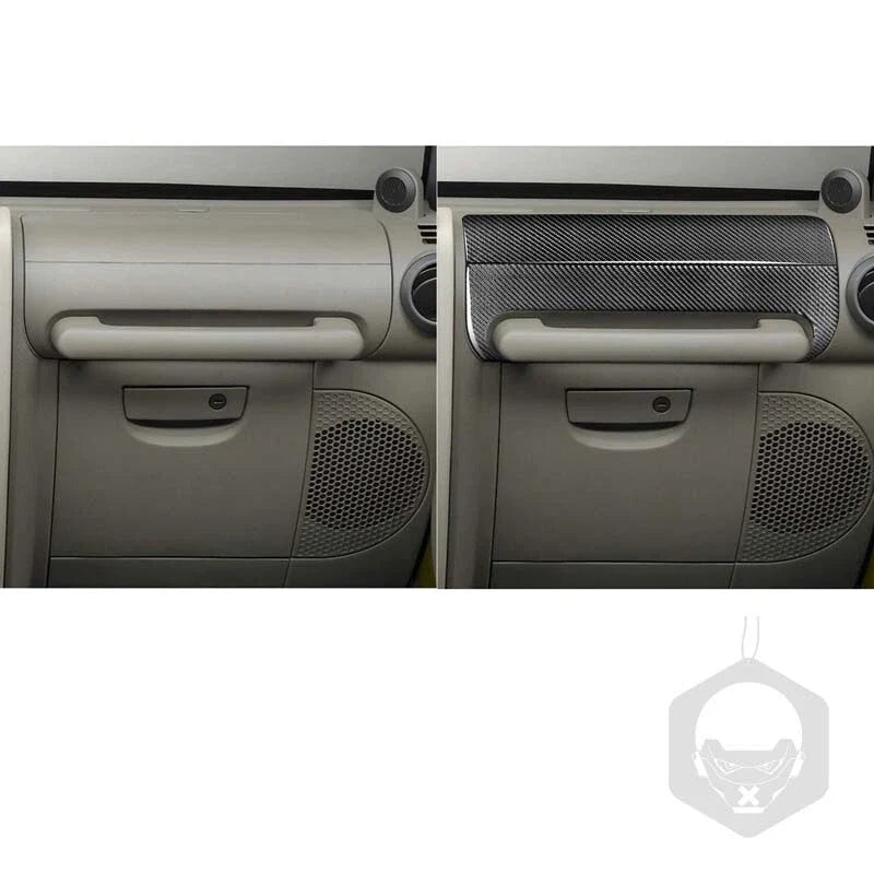 Wrangler 2007-2010 Carbon Fiber Passenger Side Front Handle Cover Trim fit