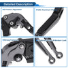 Honda X11 (1999-2002) - Titanium Black Adjustable Brake Clutch Levers