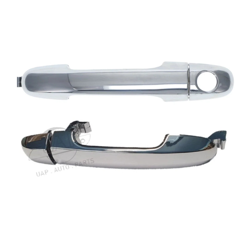 Hyundai i20 PB 2 x Front Left & Right Outer Door Handle Chrome (2009–2015)