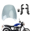Bonneville T100 T120 Grey Windshield (2016-2023)