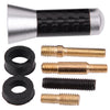 Car Signal Amplifier BLACK 36mm Carbon Fiber Roof Radio Antenna