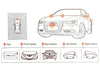 Car 360° Seamless Panoramic Parking Monitoring System + 4 x Waterproof Cameras