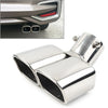 Universal Car Accessories Dual Steel Rear Exhaust Pipe Tail Muffler Tip