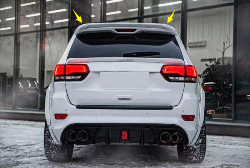 Jeep Grand Cherokee 2013-2021 Glossy White 1 x Rear Roof Spoiler Window