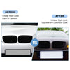 BMW 335i Matte Black Front Upper Hood Bumper Grille (2007-2013)