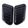 Make & Model Black Car Decorative Air Flow Hood Scoop Vent Covers