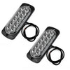 Truck Car / Van / Bus / Cab 2 x Rear Red Fog 12Led Lamp Lights 12V To 24V
