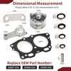 EZGO 295cc 1992-2002 Piston Ring Exhaust Intake Valve Gaskets Connecting Rod