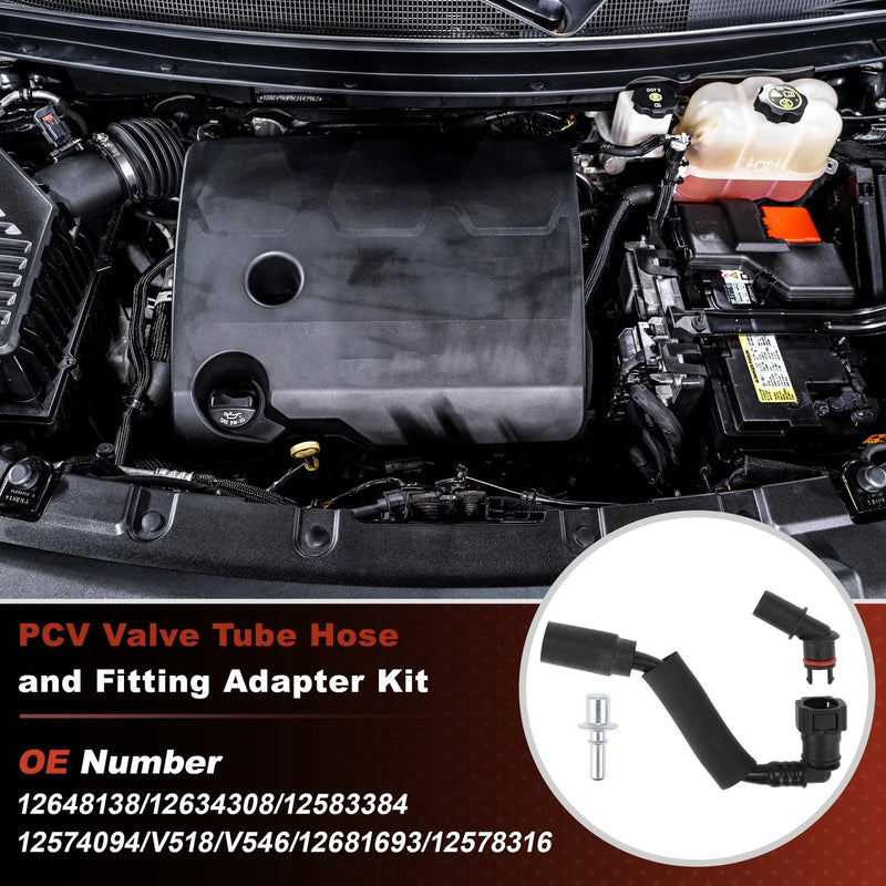 Chevy Traverse PCV Valve Tube Fitting Kit 3.6L (2012-2017)