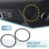 Ford Mustang 2 x Door Speaker Rings Stickers Trims Covers (2015-2020)