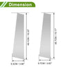 Dodge Ram (2009-2018) Silver Tone 4 x Pillar Window Trim
