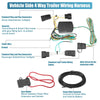 Jeep Wrangler JL Gladiator 4 Pin Trailer Towing Wiring Harness Kit (2018-2023)