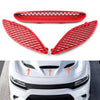 Dodge Charger SRT Hellcat Red ABS Center Hood Bezel Grille (2015-2020)