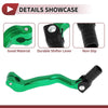 Bosuer M4 Green Lever Black Head Folding Motorcycle Gear Shifter Lever