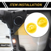 Jeep Wrangler JK (2007-2017) Yellow Roof Top Mounting Knob Screw Cover