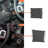 Real Carbon Fiber Lower Steering Wheel Cover Trim Fits Dodge Charger 2011-2014