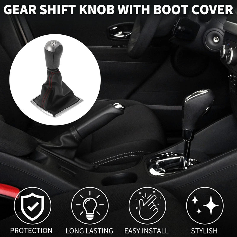 Ford Focus MK2 6 Speed Manual Gear Shift Knob & Cover (2004-2008)