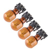 C6 4 x 12V 24W Amber Halogen Turn Signal Indicator Light Bulbs (2005-2013)
