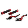 Kawasaki Ninja 650R Folding Extendable Brake Clutch Lever Grip Set (2006-2011)