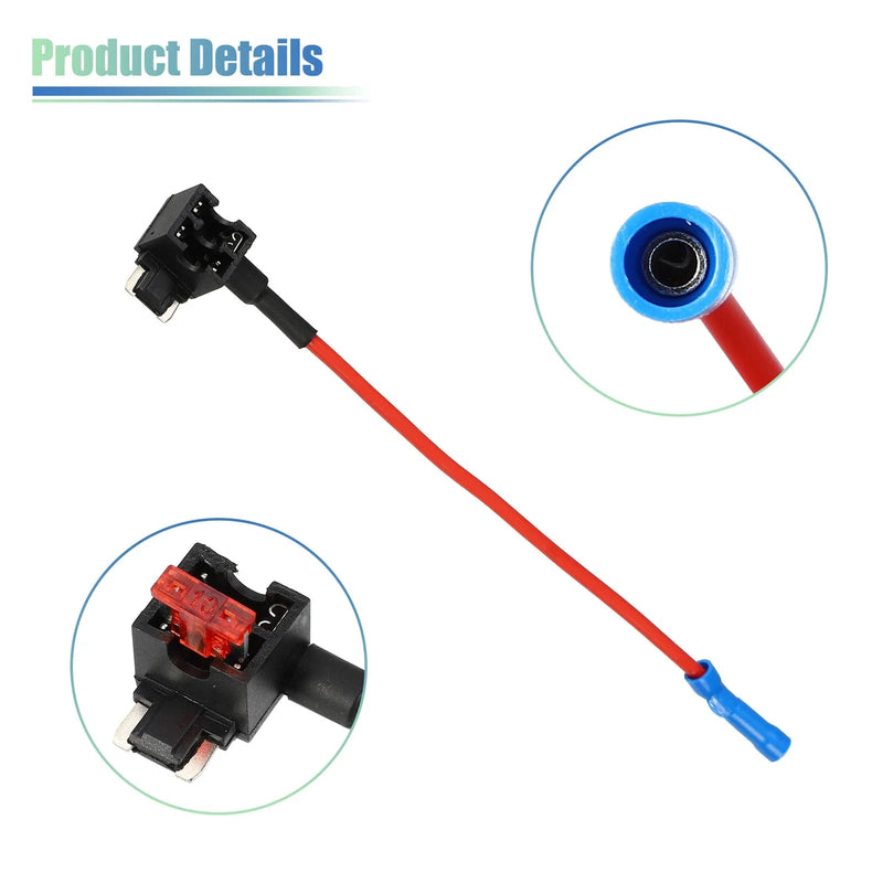 Car 7 x Universal 10A Low Profile Mini APS Fuse Taps (12V)