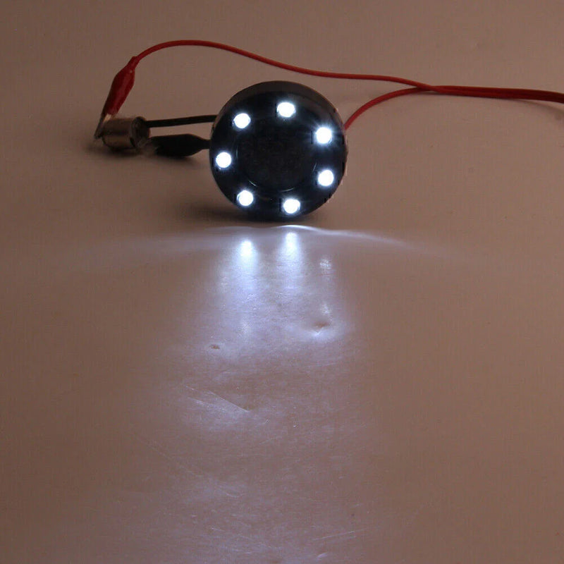 Harley Softail Dyna 7 LED Black Fire Ring Turn Signal Lights