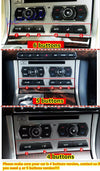 Jaguar XF 14X Silver Air Conditioning Button Sticker Trim (2012–2015)