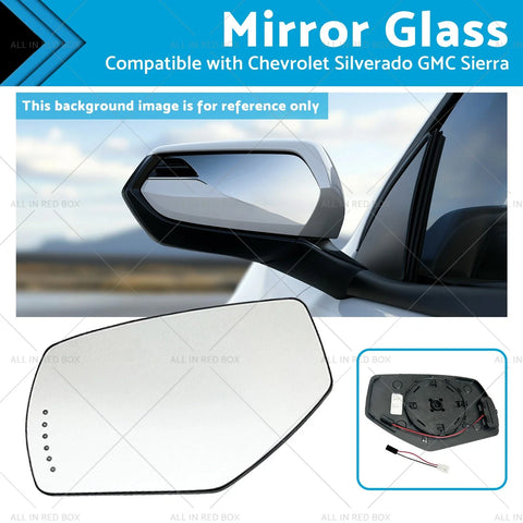Chevrolet Silverado, GMC Sierra Heated Driver Side Mirror Glass (2007-2013)