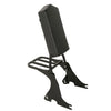Harley Sportster XL 883 1200 Black Sissy Bar Backrest Luggage Rack (04-22)