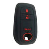 Toyota Corolla Cross Prius Silicone 3 Button Key Shell Case Cover