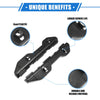 Toyota Corolla Pair Rear Bumper Brackets Support Fender Cover (2003–2007)