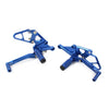 YAMAHA FZ-07 MT-07 (2013-2017) Blue Footrests Pegs Rearset Adjust