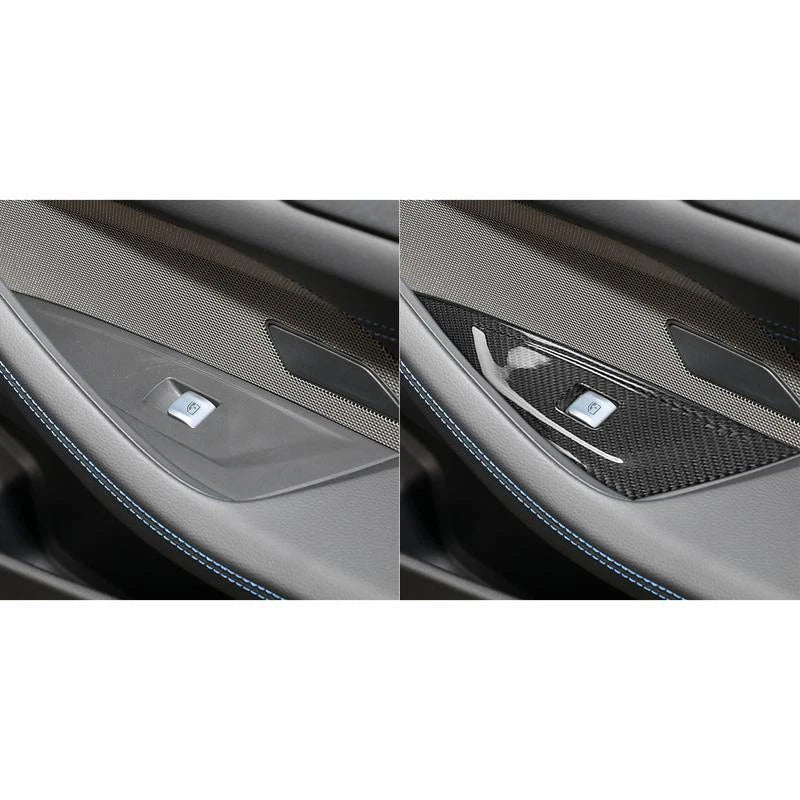 BMW G22 Coupe 430i 2021-2023 LHD Carbon Fiber Window Lift Panel Cover Trim