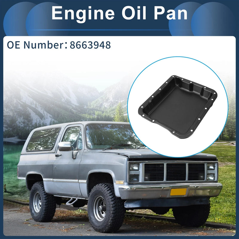GMC C2500 1 Pc Oil Pan (1994-1998)