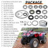 Honda Rancher 400 Rear Differential & Axle Seal Kit & Nut Tool (2004–2007)