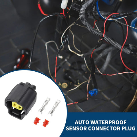 Toyota 2 x Pin Auto Waterproof Sensor Connector Plug Female Wire Terminal