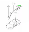 Mitsubishi Colt Lancer Sedan Mirage 10 x Black Roof Moulding Clips (1991-2010)