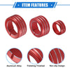 Toyota 4Runner (2010-2022) Red 5 Pcs AC Climate Control Knob Rings