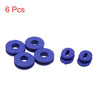 Suzuki GS125 6pcs Blue Rubber Motorcycle Side Cover Grommets