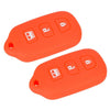 Toyota 4Runner, Sequoia, RAV4 2 x Red Remote Key Covers (2003-2023)