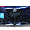 17-18 Alfa Romeo Stelvio ABS Carbon Style Front Bumper Grille Cover Trim 2pc