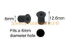 Ducati 848 1098 1198 Wind Screen Bolts m4 Stainless+Rubber Nuts (2007–2013)