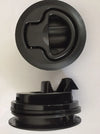 Boat / Caravan / 4WD - Black 2x Flush Mount Slam Latch 62mm