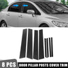Honda Civic (2016-2021) Black 8 x Car Door Cover Trim Stickers